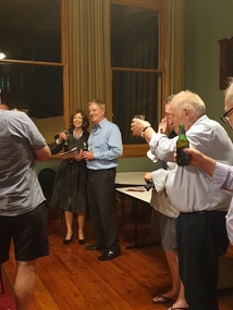 Photograph, Jo Barber, President of the Old Colonists' Association of Ballarat and John Lewis, President of the Ballarat Old Colonists' Club, 21/11/2019