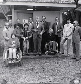 Photograph, Thornton Richards, Disabled Toiled in Ballarat Gardens, 02/08/1982