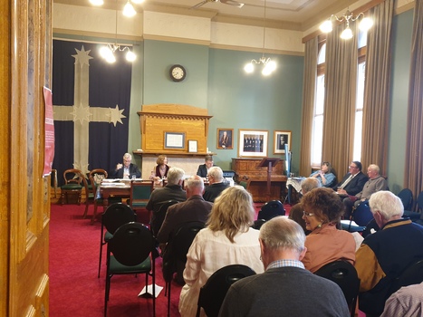 Jo Barber Conducts her last Meeting of the Old Colonists' Association of Ballarat Inc.