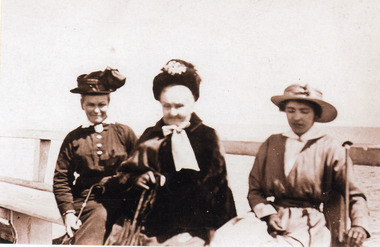 Photograph, Mrs George Woolrich, Mrs Eliza Hand, Unnamed Woman