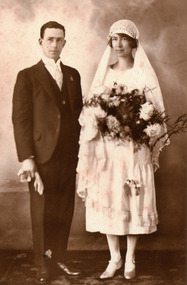 Photograph, Wedding of Mr and Mrs Hubert Jeeves