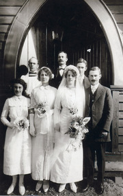 Photograph, Wedding of Mr and Mrs Frederick Jeeves