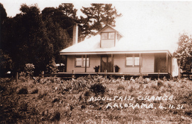 Photograph, Mountain Grange Kalorama 4.11.31, 4/11/1931