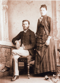 Photograph, Portrait Photo of Thomas Hand and Eliza Hand  c1882, c1882