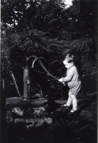 Photograph, Boy at the Water Pump Mountain Grange1931, 1931