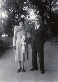Photograph, Wedding of Mr and Mrs Norman Jones