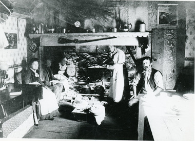 Photograph, Harmony Vale kitchen c1895, c1895