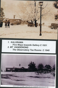 Photograph, Kalorama Snow Scenes 1 & 2, c1931