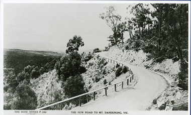 Photograph, The New Road to Mt. Dandenong Vic. c1935, c1935