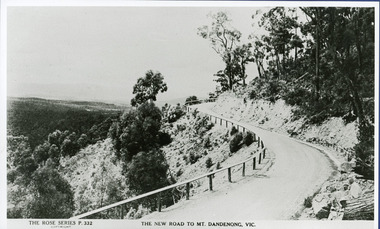 Photograph, The New Road to Mt. Dandenong Vic. c1935, c1935