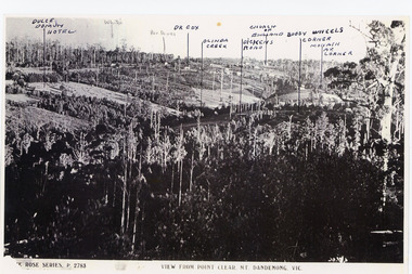 Photograph, View from Point Clear, Mt Dandenong, Vic