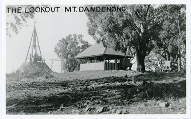 Photograph, The Lookout Mt Dandenong, c1920s