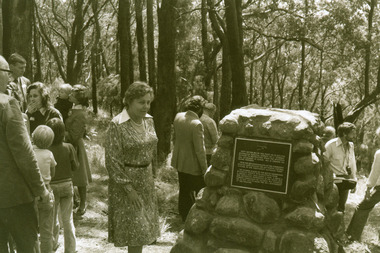 Photograph, Unveiling of the Kyeema Cairn October 25, 1978