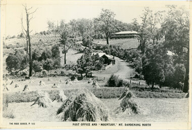 Photograph, Post Office and 'Mountjoy', Mt. Dandenong North, 1913