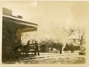 Photograph, Gill's Store Olinda In The Snow, c1950s