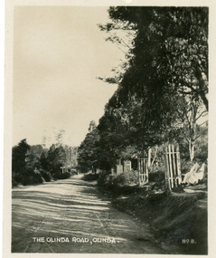 Photograph, The Olinda Road, Olinda, late 1930s