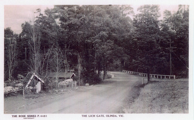 Photograph, The Lich Gate, Olinda, Vic, c1940s