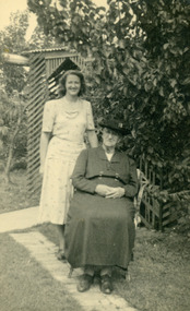 Photograph, Selina with grandaughter, 1949