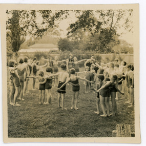 Photograph, Mt Dandenong Pupils at Lilydale Baths 1938, 1938