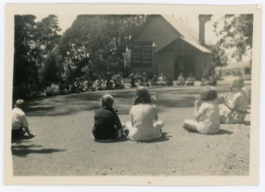Photograph, Activity at Mt Dandenong School 1938, 1938