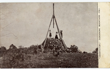 Photograph, "Observatory," Dandenong Mountains (Vic.), early 1900s