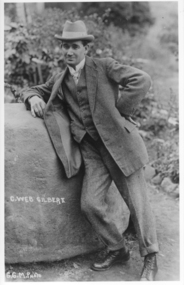 Photograph, C. Web Gilbert at Sunnyside, c1916