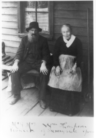 Photograph, Mr and Mrs William Thompson At Sunnyside
