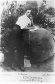 Photograph, C. J. Dennis At Sunnyside, 1914