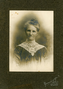 Photograph, Mrs Emma Dorey nee Biggin, Late 18th century