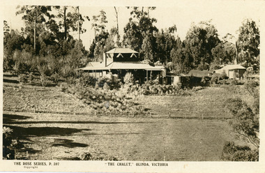 Photograph, The Chalet, Olinda, Victoria