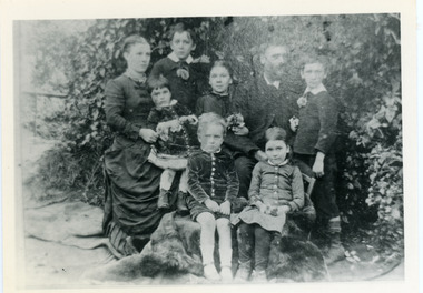 Photograph, Francis Matthew Child and Family, c1886