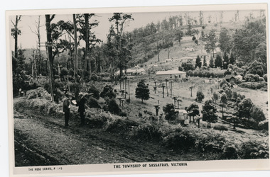 Photograph, The Township of Sassafras. Victoria, late 1940s