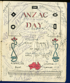Anzac Day, alban pearce-23.tif, April 25th 1919