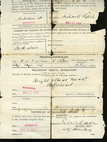Australian application to enlist, alban pearce-24.tif, 17/05/1916