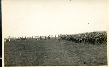soldiers marching in formation