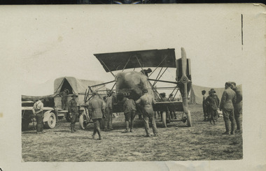 soldiers with plane