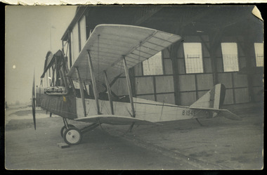 plane in hangar