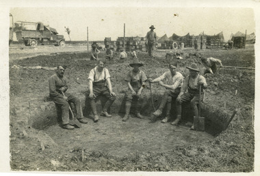 soldiers resting