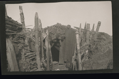 bunker on western front, les chandler_a00053.tif