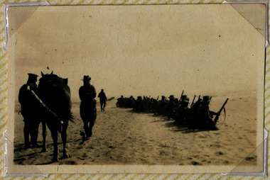 soldiers in desert, red cliffs 00109.tif