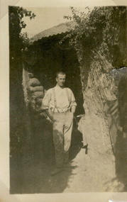 soldier posing