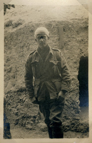 soldier posing