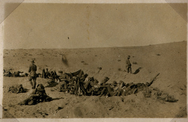 Soldiers resting