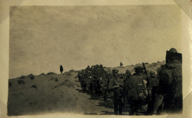 Soldiers marching