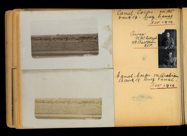 Camel corps / Portrait of Private, red cliffs00150.tif