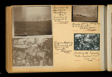 view on board ships leaving Australia, red cliffs00156.tif
