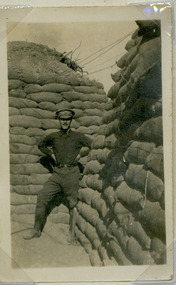 officer posing in trench, red cliffs00205.tif