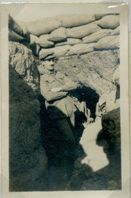 soldier in trench, red cliffs00206.tif