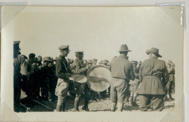 soldiers with band, red cliffs00213.tif