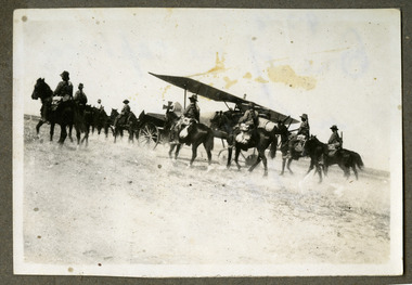 Horses towing plane, robertson thomas096.tif